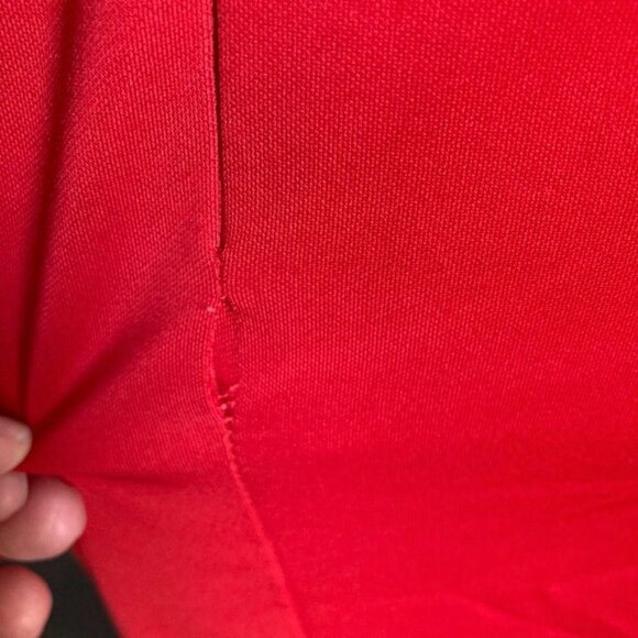 Long Red Open Back Formal Dress US M - Picture 4 of 5